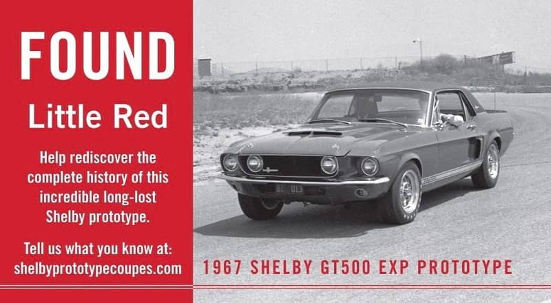 Little Red Lives The Inside Story Behind Long Lost Shelby Mustang