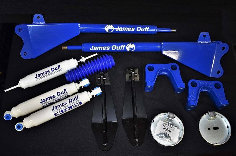 Close up of James Duff parts and tools