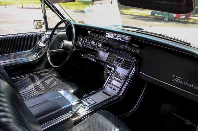 Interior shot from the passenger side of the front seat