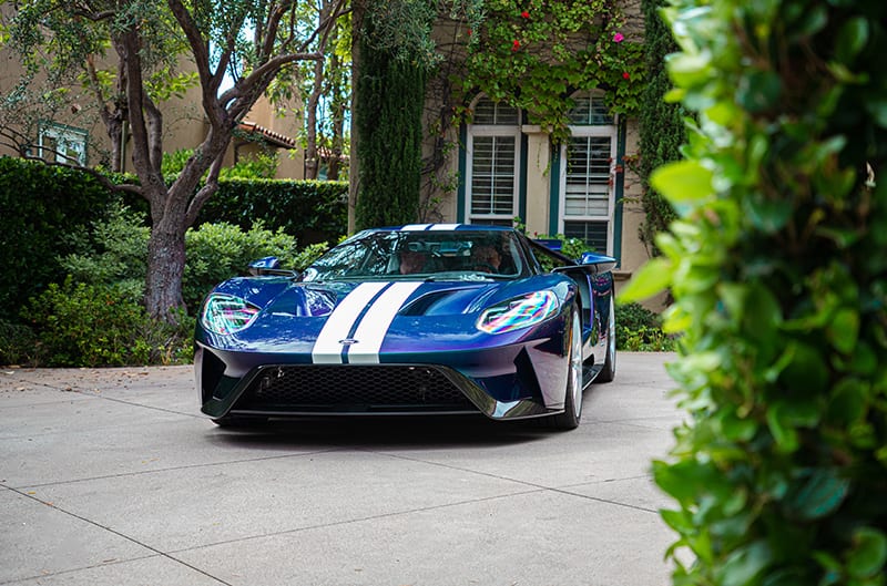 Front of Mystichrome GT parked on driveway