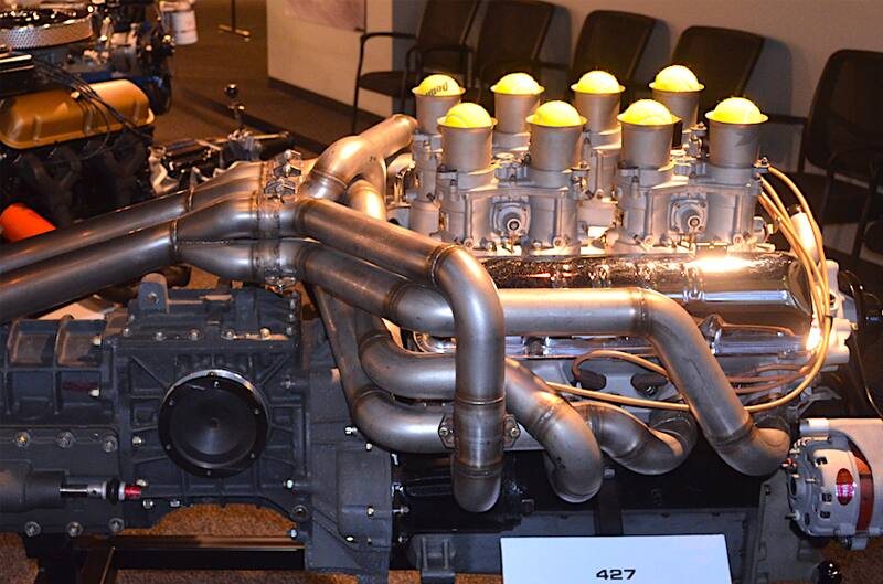Close up of a 427 engine
