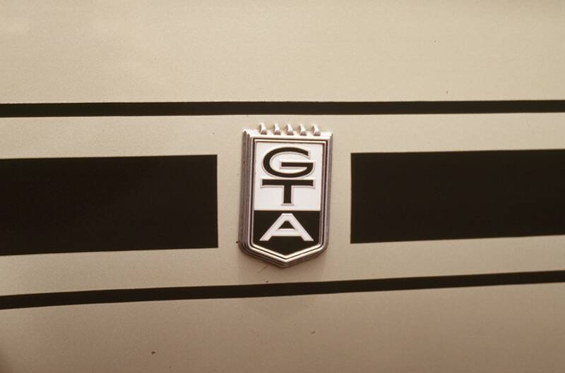 Close up of GTA logo