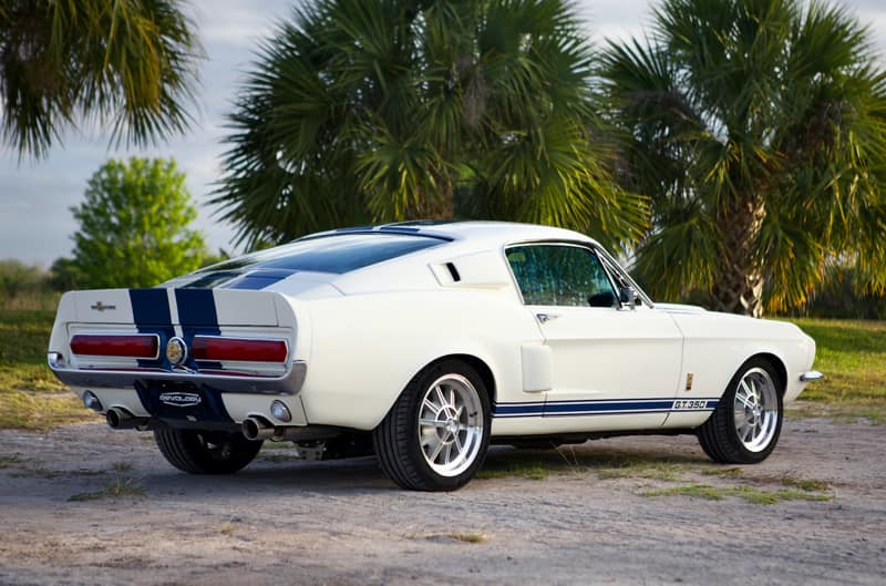 1960 blue mustang