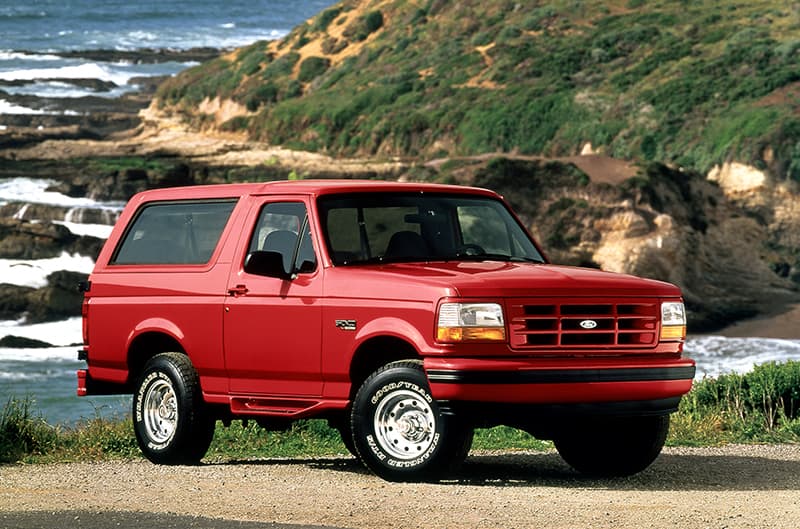 1995 Bronco in Red by Oceanside