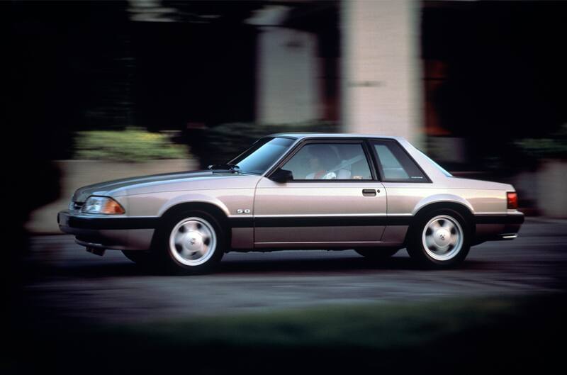 1991 Mustang Fox body in silver