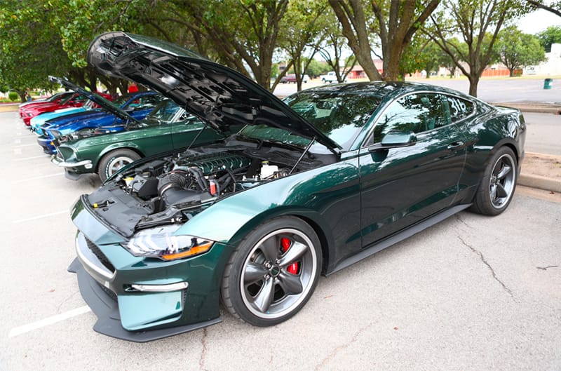 2020 Mustang Bullitt in Parking Lot