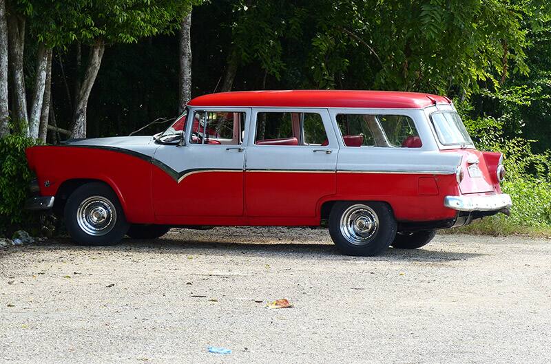 Clean two tone Ford wagon