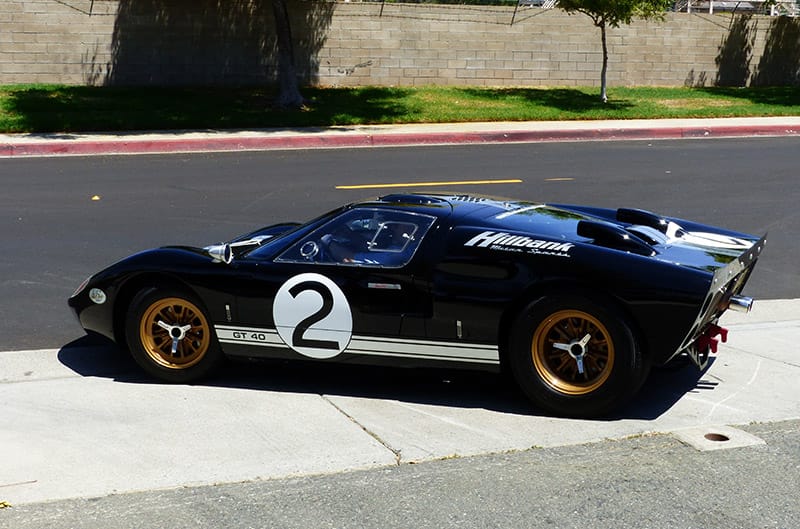 Matt Stone driving Black GT40