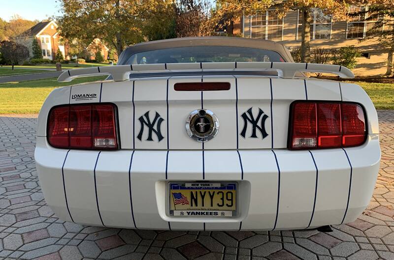 Rear end of Mustang GT Yankee Edition