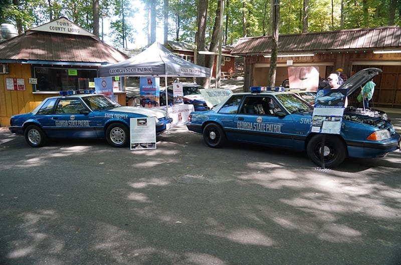 Georgia State patrol Foxbody Mustangs