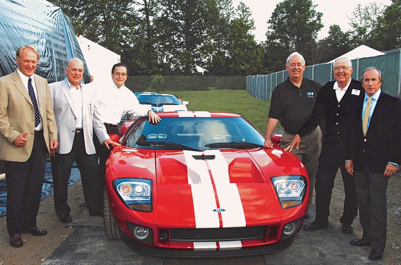 Ford Centennial with Dan Gurney John Coletti Chris Theodore Nick Scheele Carroll Shelby Jackie Stewart