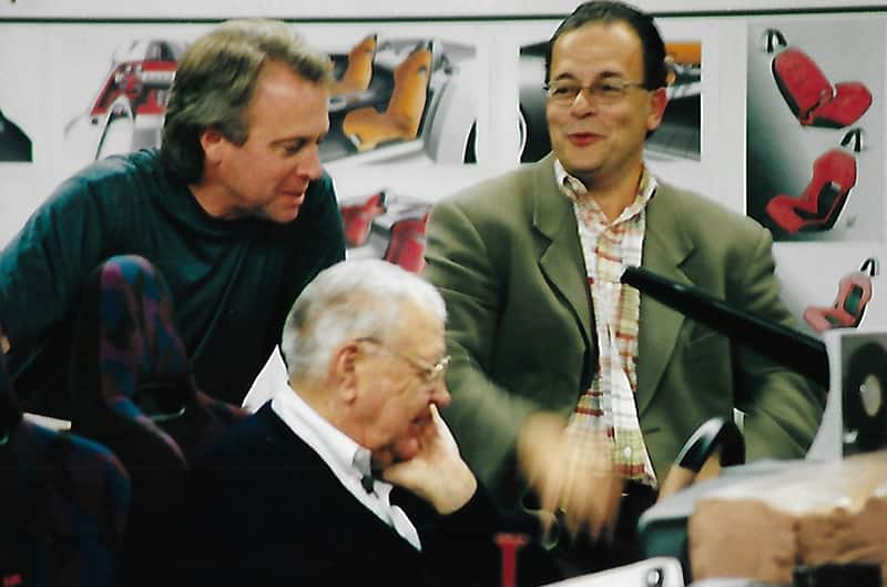 Carroll Shelby Joking around with Mays and Theodore