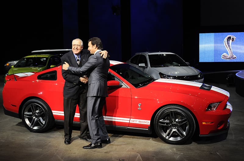 Carroll Shelby and Mark Fields