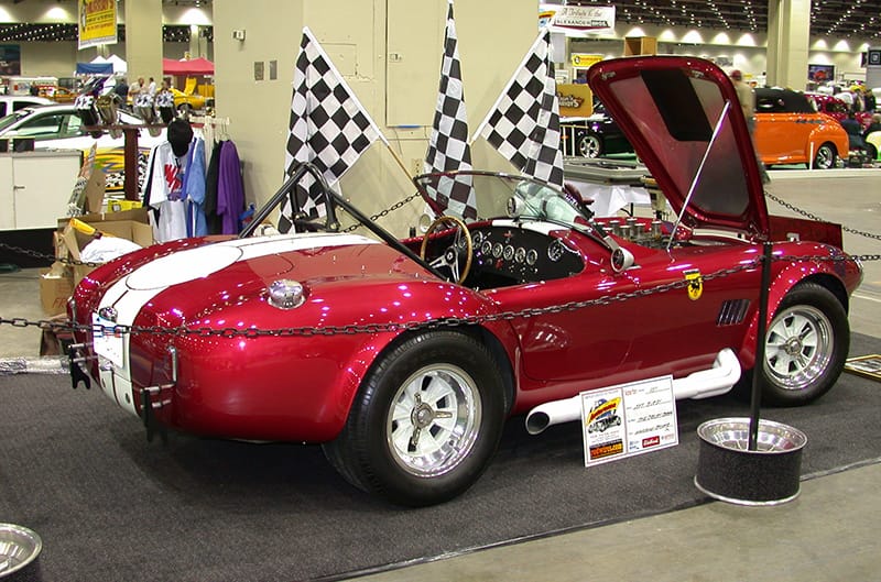 Red Cobra on display at Autorama in Detroit, mi