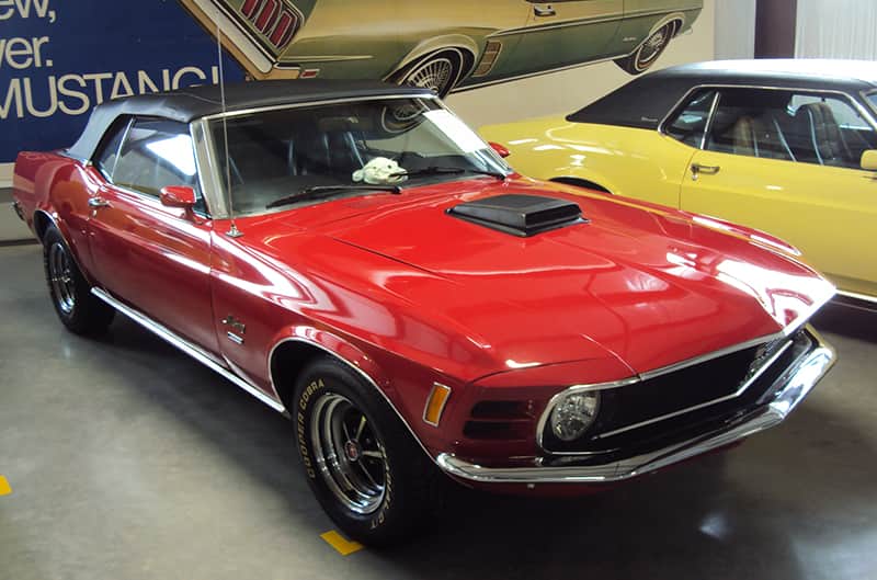 1969 Red Mustang 