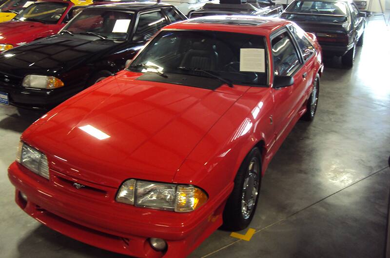 Red 1993 Cobra Mustang 