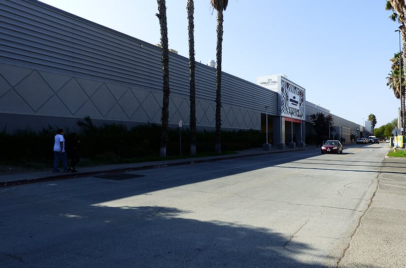 Exterior photo of the mall in present day