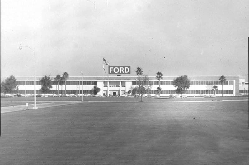 Exterior view of the Ford san Jose plant