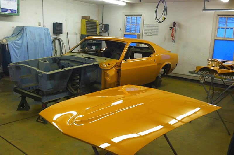 Trans Am Car in paint