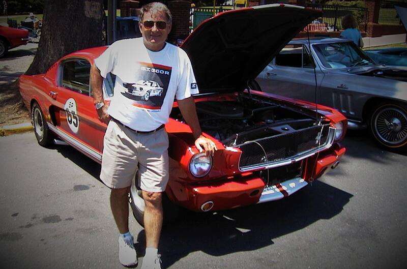 Mr. Young standing with GT350R