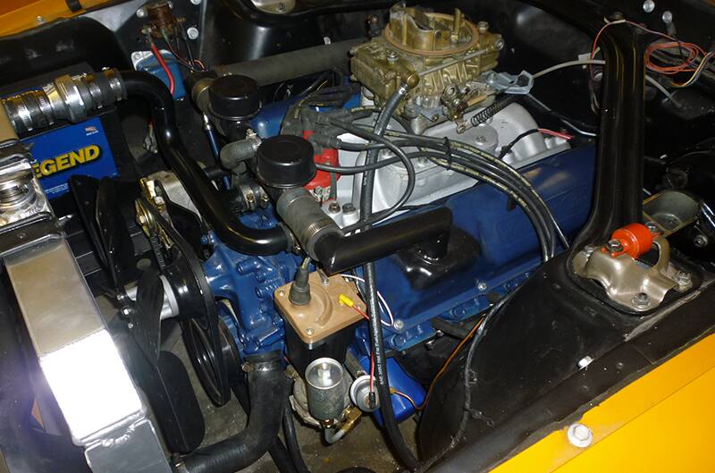 Engine of Boss 302 Trans Am Car