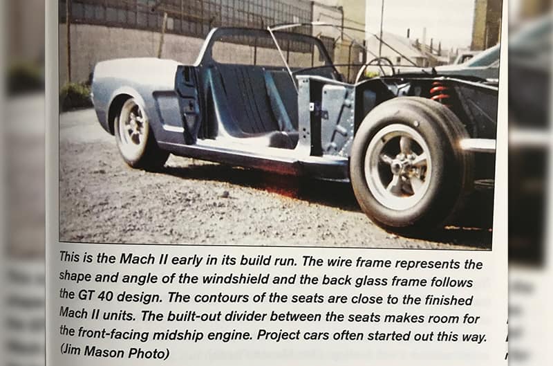 photo of mid-engine concept in Kar Kraft book