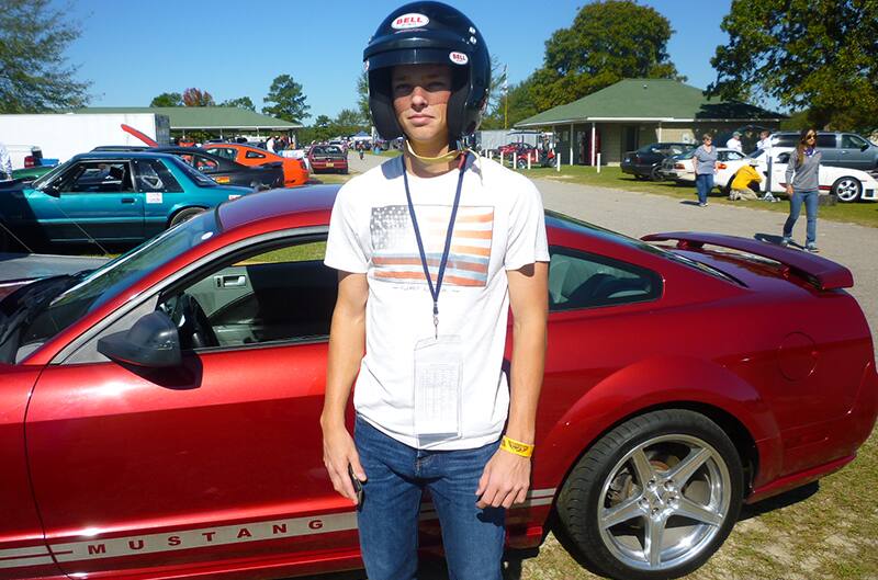 Brandon at his first track day