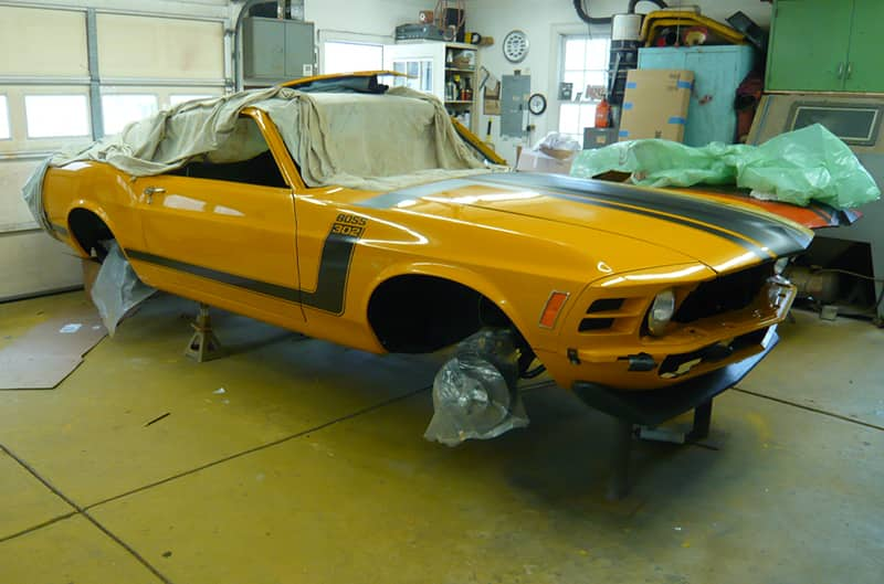 Trans Am Boss 302 final assembly