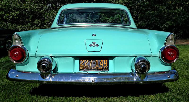 1955 Thunderbird vintage rear photo