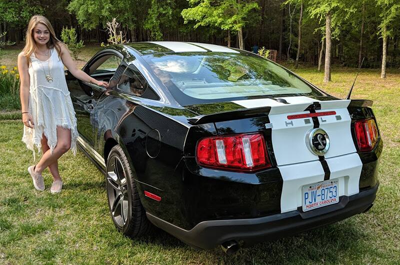 leah with her 2011 GT500 clone