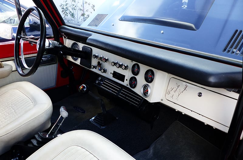 Interior Photo of stroppe bronco