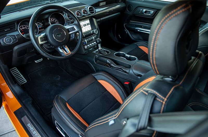 Interior of Shelby GT