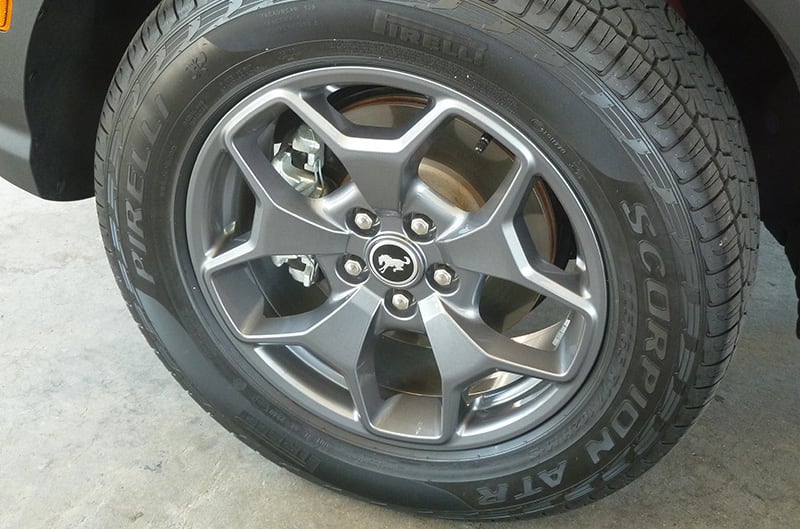 wheel and Tire of Bronco sport