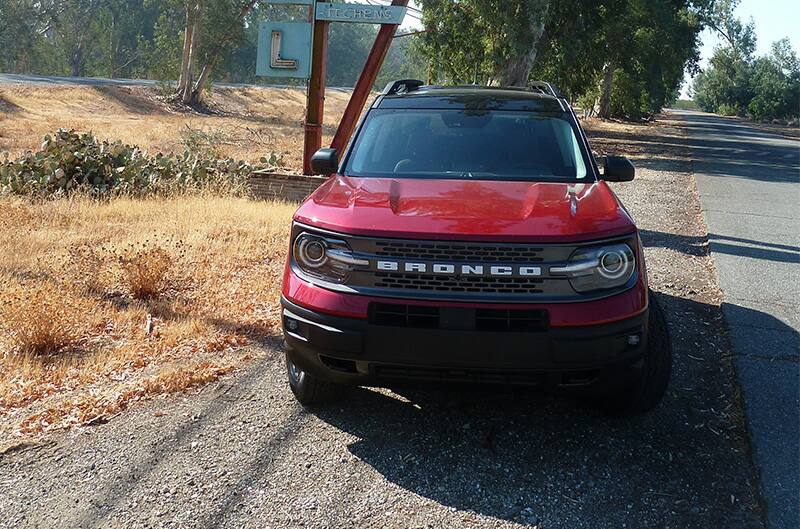 Front end of bronco sport