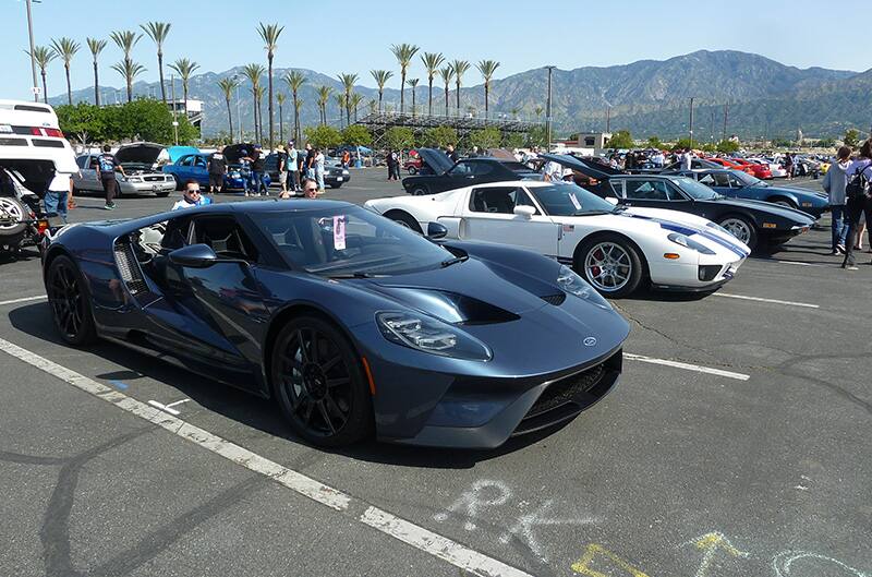 Ford GT section at show