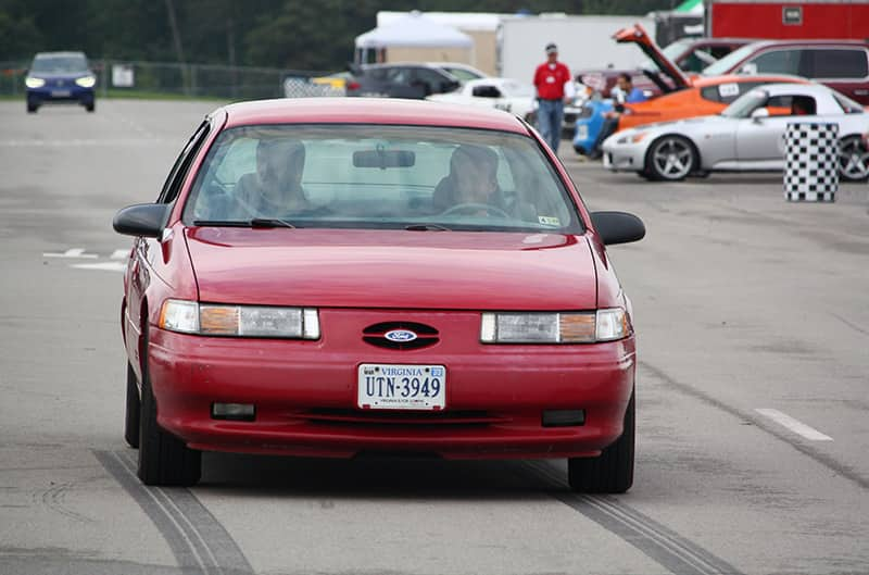 Red Taurus SHO in pits