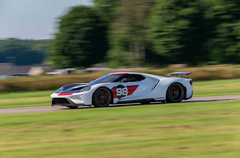 White Heritage Edition Ford GT