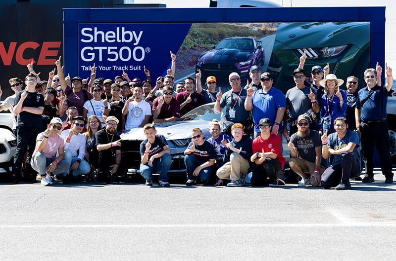 Group photo of all attendees at ShelbyFest