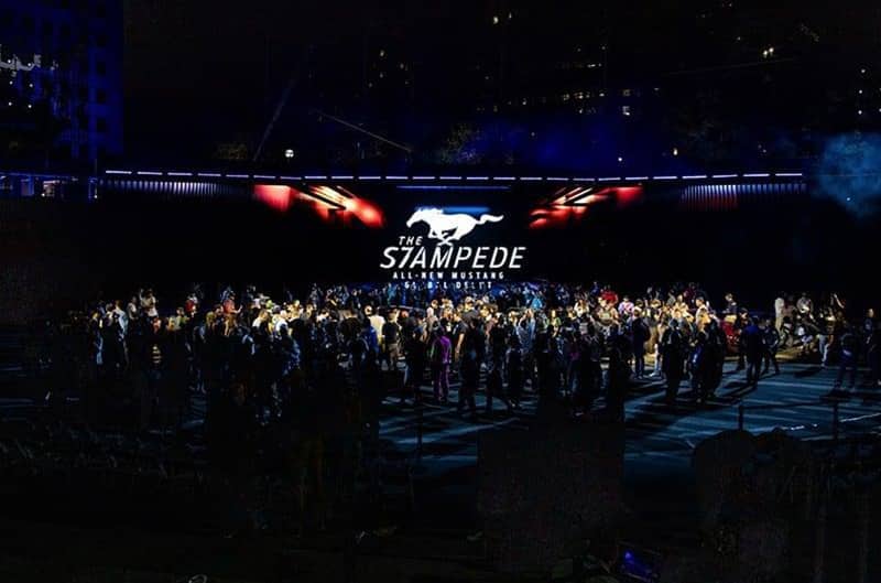 Stampede unveiling of S650 Mustang