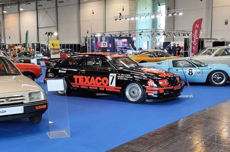 Fords at indoor show