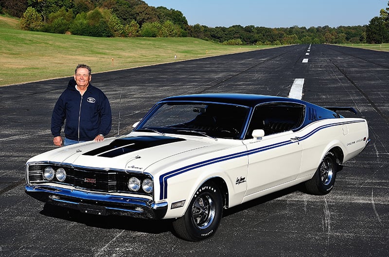 Owner standing with Mercury