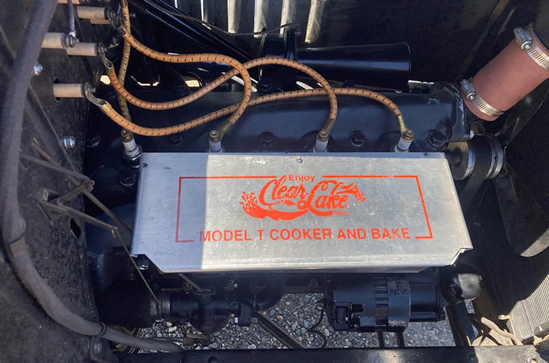 cooker in back of model T