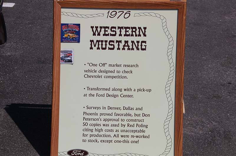 Mustang Reunion Sign