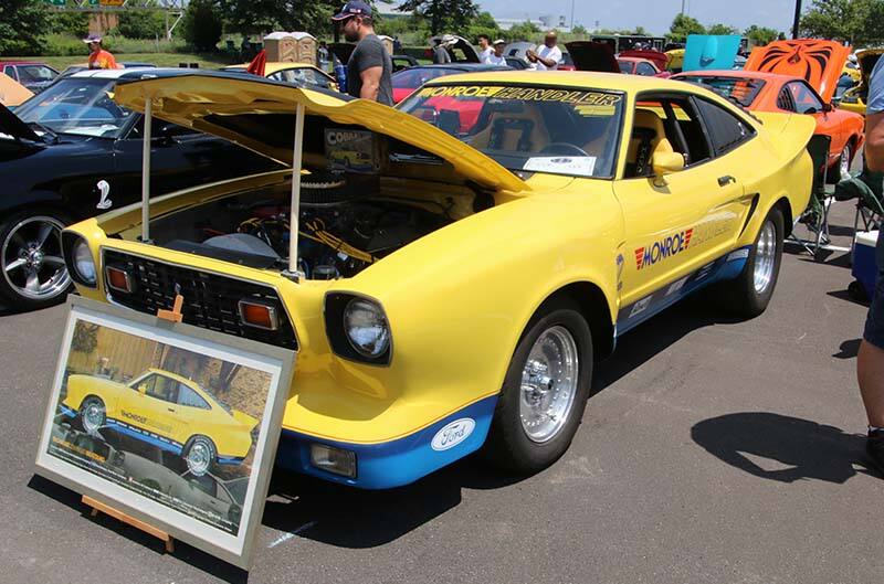 Yellow Wide Body Mustang 2