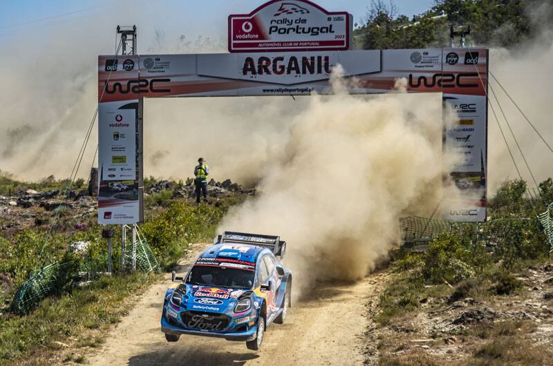 Puma Rally1 on dirt course
