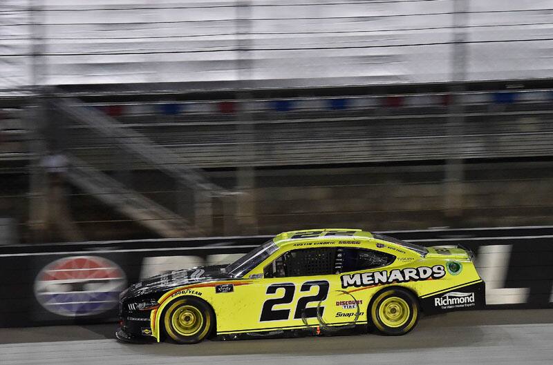Cindric Mustang on the track