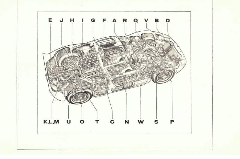 Page taken from GT40 Illustrated Parts List