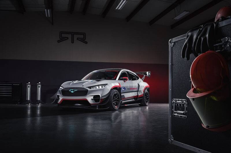 Ford performance shop electric mustang