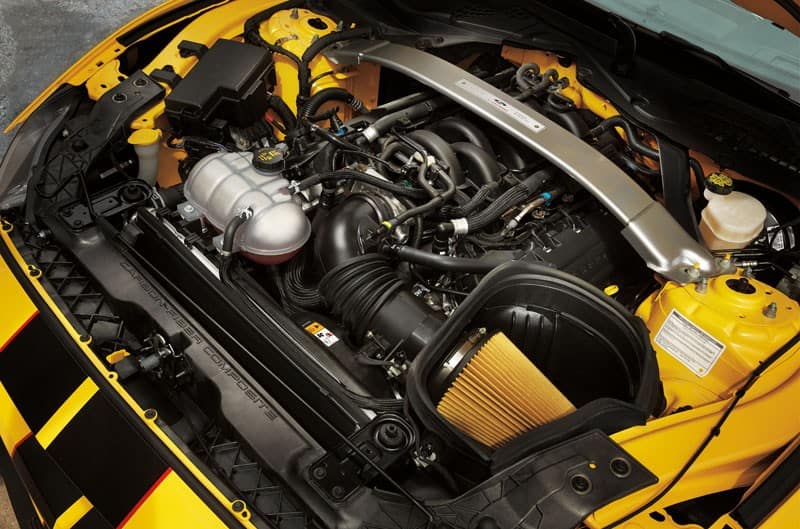 Mustang GT350 Underhood engine