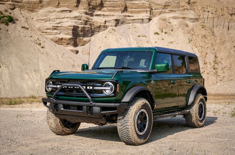 Ford Bronco in Eruption Green